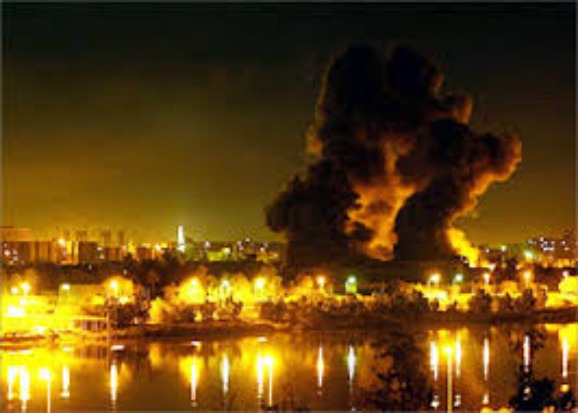 The bombing of Baghdad/il bombardamento di Baghdad